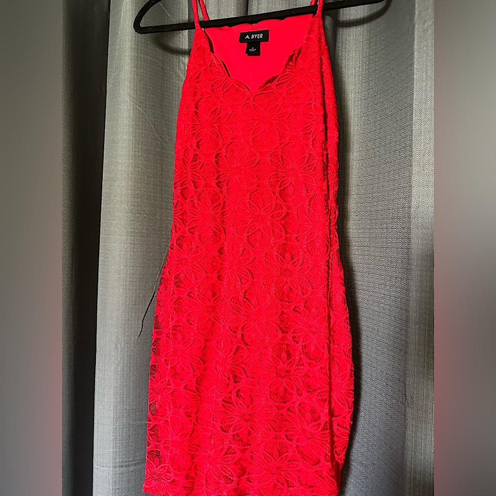 A. Byer red dress